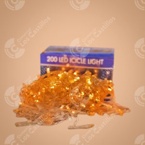 *Luces Navideñas Cortina 200 Led Amarilla