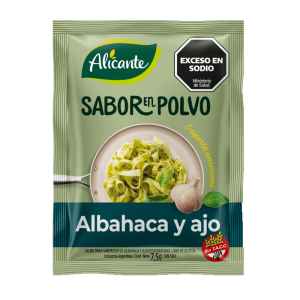 Sabor en polvo Alicante albahaca y ajo 7,5grs